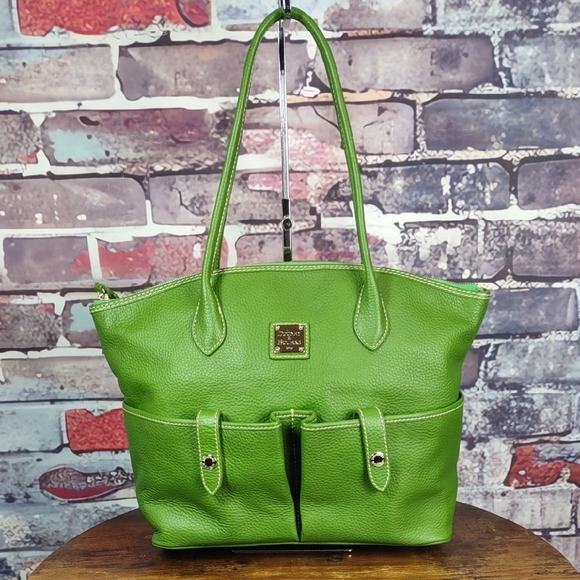 Dooney & BourkePebbled Leather Crescent Tote Bag